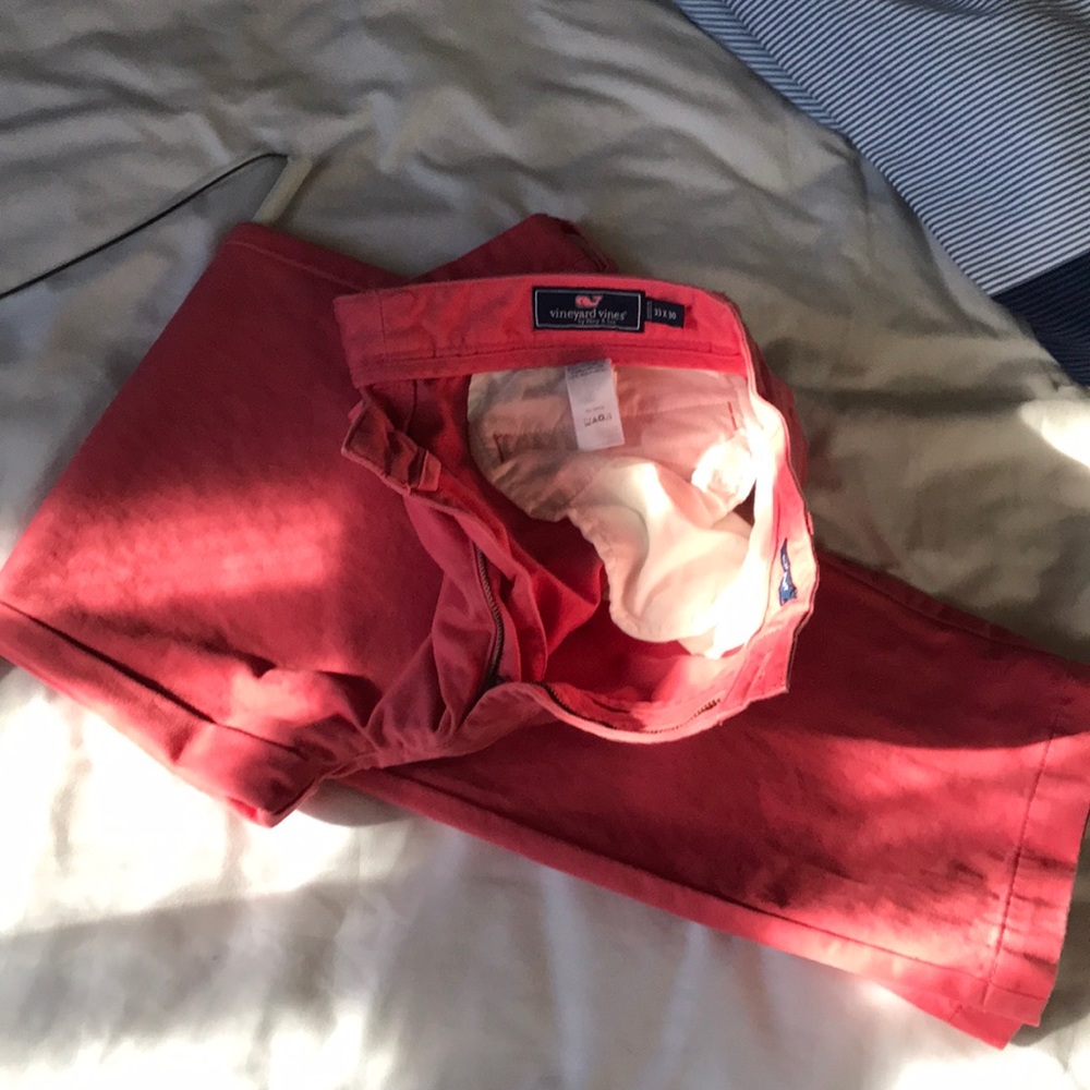 Coral vineyard vines pants. 33W 30L